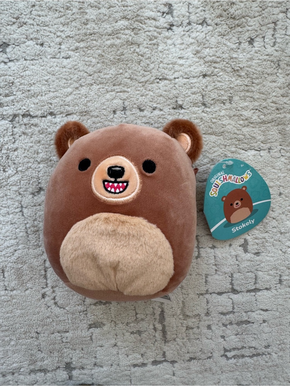 Squishmallows Stokely the Bear 8” Stuffed Animal Toy Plush